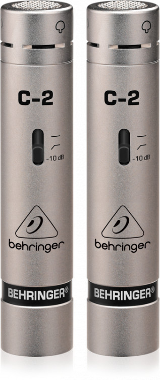 Пара микрофонов Behringer C-2 для студии или концертной работы