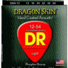 Струны для акустических гитар DR DSA-12-54 Dragon Skin