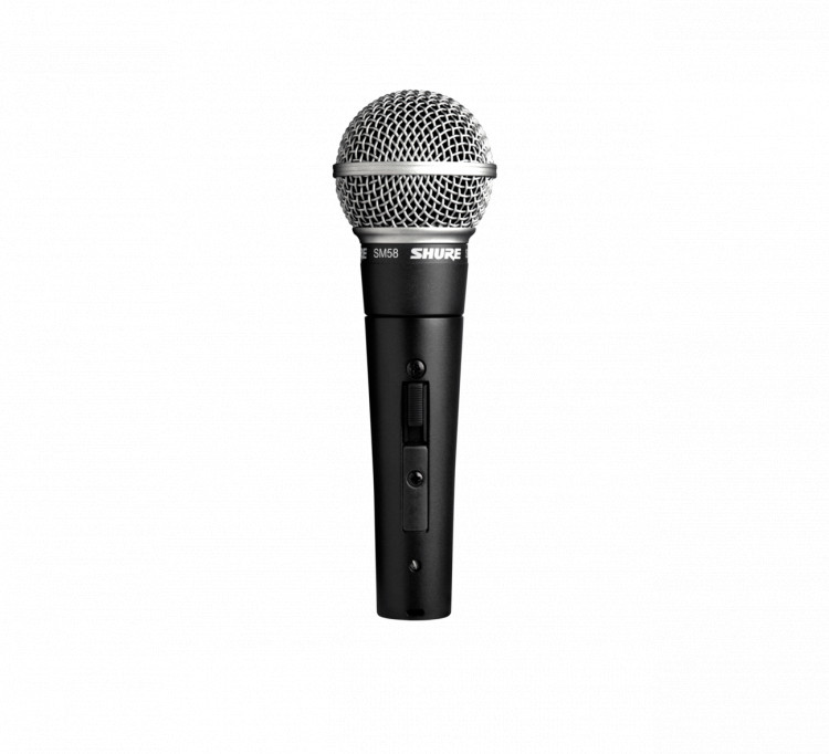 Вокальный динамический микрофон SHURE SM58SE кардиоидный