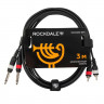 Кабель ROCKDALE DC005-3M компонентный, 3 м Кабель ROCKDALE DC005-3M компонентный, 3 м