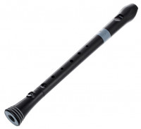 NUVO Recorder (Black) блокфлейта сопрано барочная, строй С (До) + кейс и таблица аппликатуры