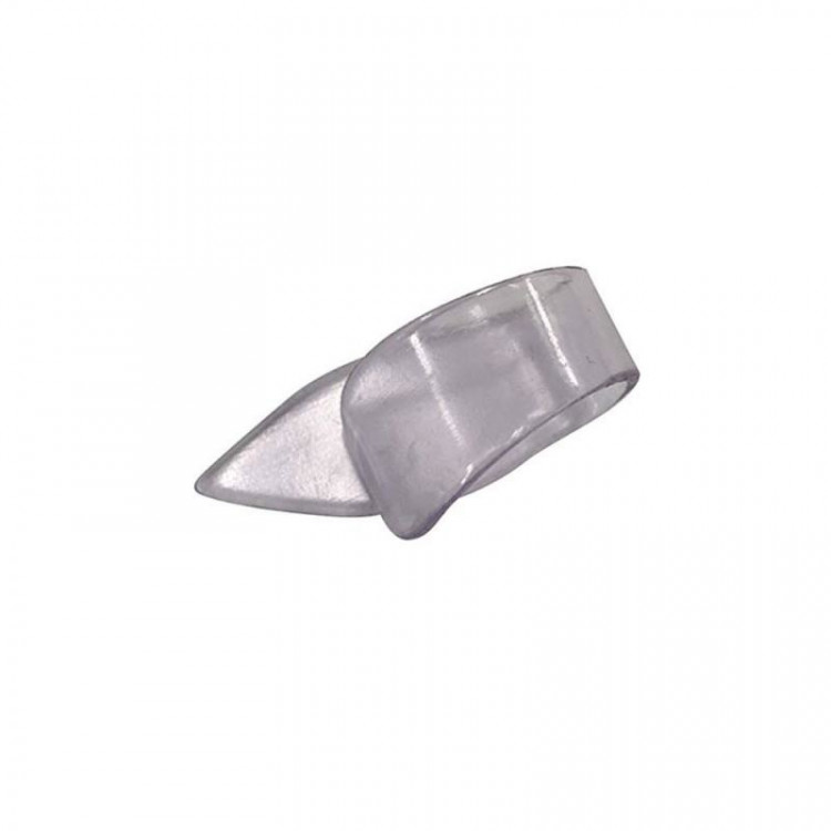 DUNLOP 9036R Clear Plastic Thumbpicks Large упаковка медиаторов - когтей (12шт.)