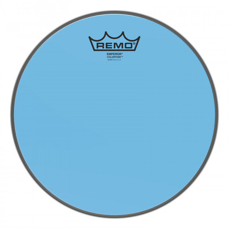 REMO BE-0310-CT-BU Emperor® Colortone™ Blue Drumhead ,10' цветной двухслойный прозрачный пластик, голубой